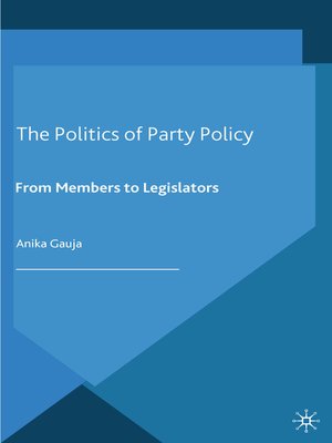cover image of The Politics of Party Policy
